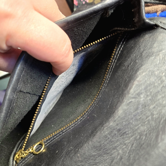 COACH 1994 Megan #9921 Black Rare Made in USA Vintage - Picture 6 of 17